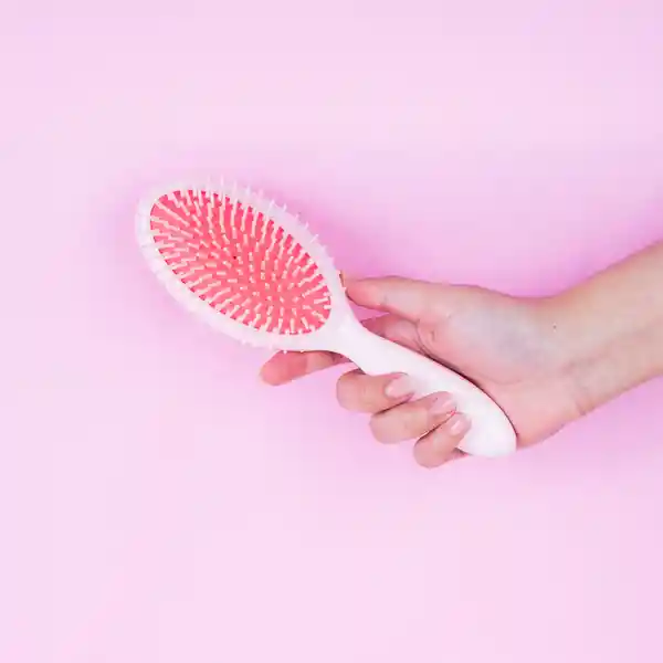 Cepillo Para Cabello de Cojín Bicolor Rosado Miniso