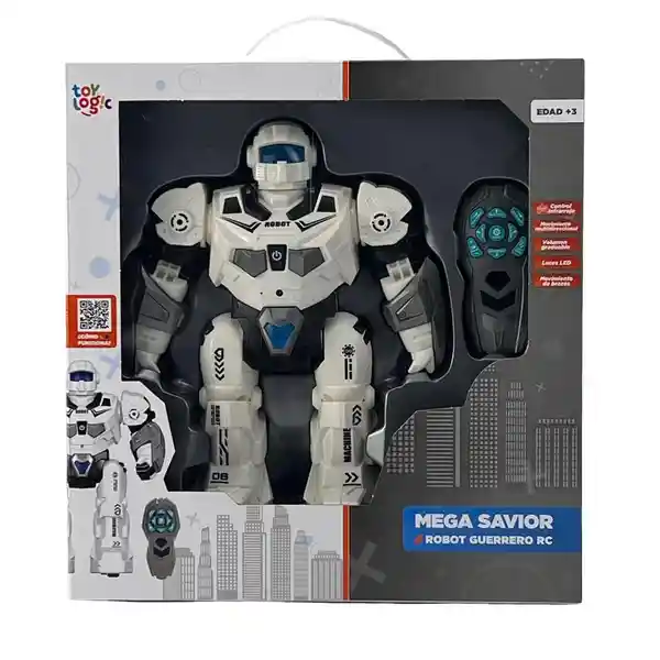 Toy Logic Robot a Control Remoto Guerrero Mega Savior