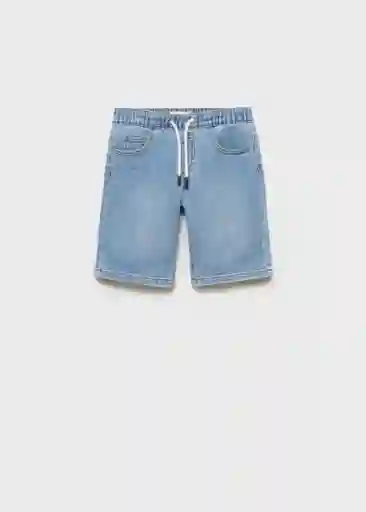 Bermuda Comfy Tejano Medio Talla 06 Niños Mango