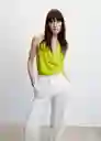 Blusa Lemon Lima Talla S Mujer Mango