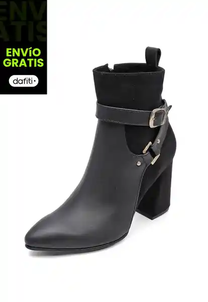 Botines Dama Negro Talla 37 122 Tellenzi