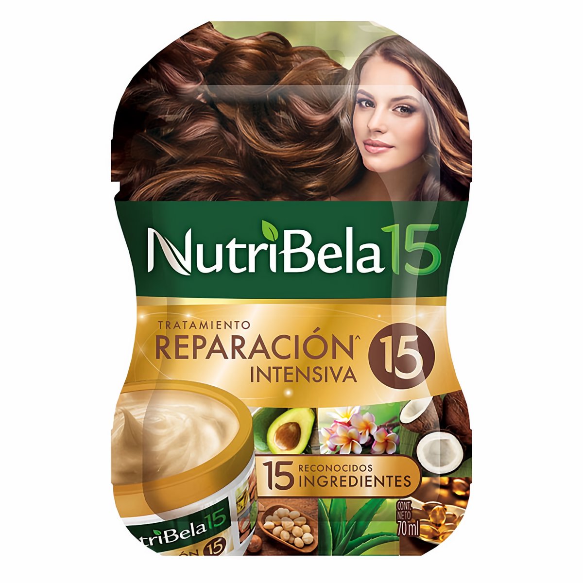 Nutribela Tratamiento Capilar Reparación Intensiva 70 ml