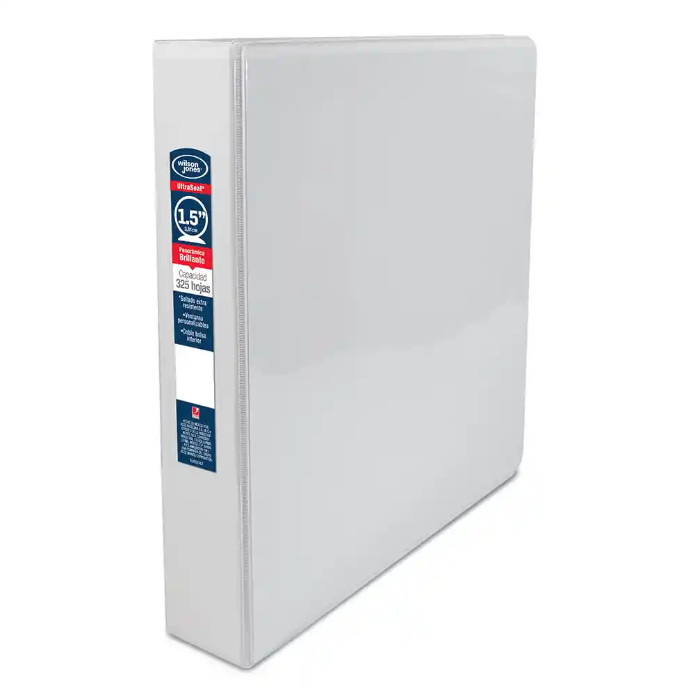 Carpeta Wilson Jones Con 3 Argollas "O-1 1/2" Blanco 1 U