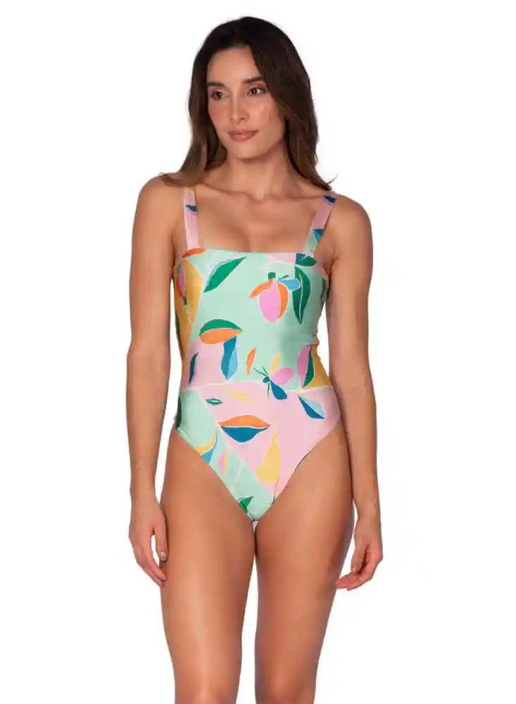 Vestido de Baño Entero M-multicolo