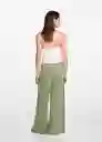 Pantalón Open Khaki Talla 18 Niñas Mango