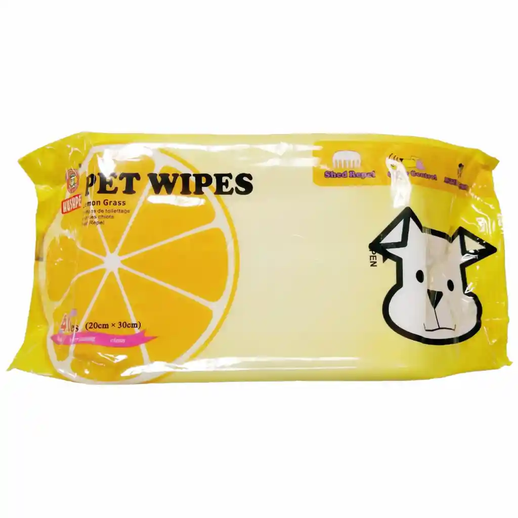 Pet Wipes Pañitos Húmedos para Cachorros 
