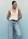 Jean Matilda Tejano Medio Talla 38 Mujer Mango