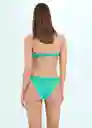 Top Bikini Shell Turquesa Talla S Mujer Mango
