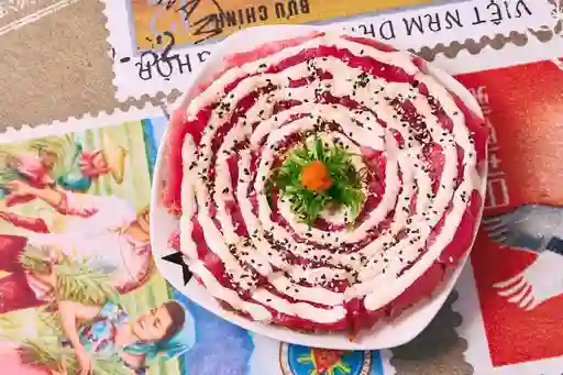 Pizza de sushi de atún