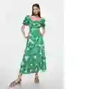 Vestido Margi Verde Talla S Mujer Mango