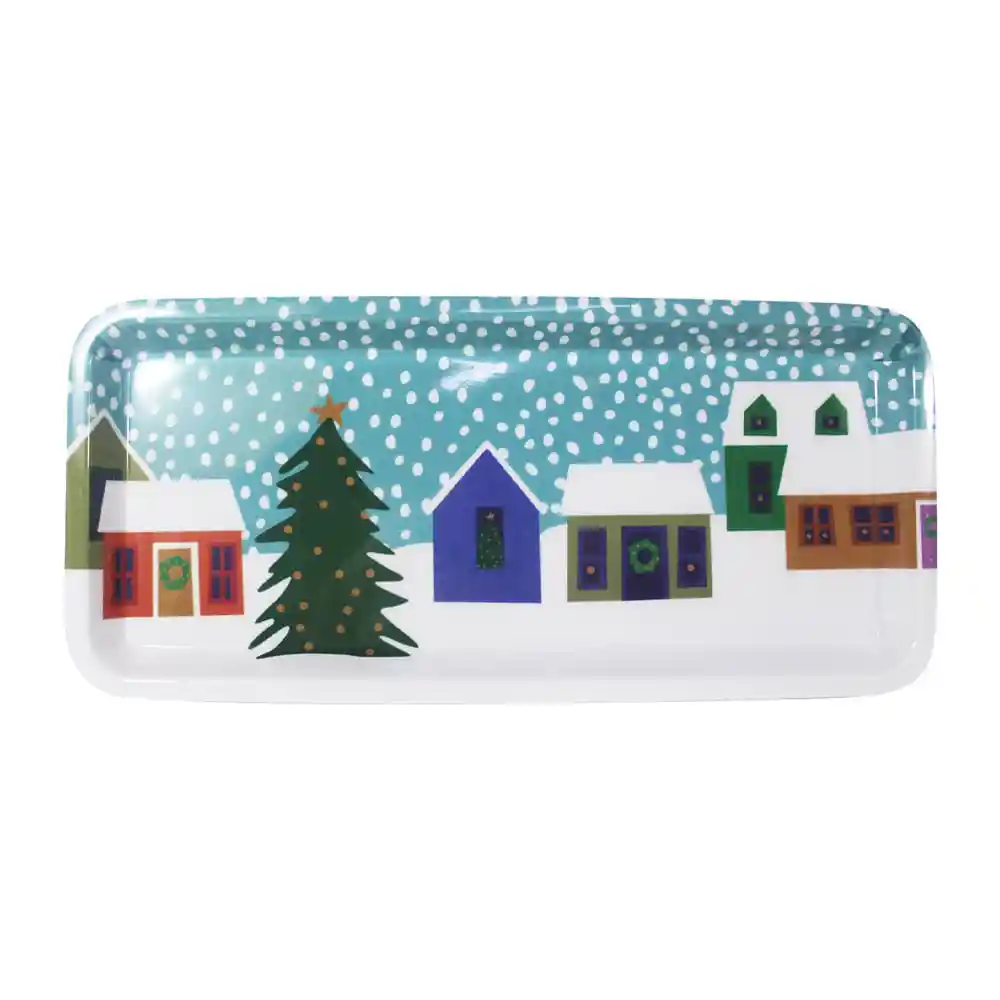 Bandeja Chica Navidad Casas Krea