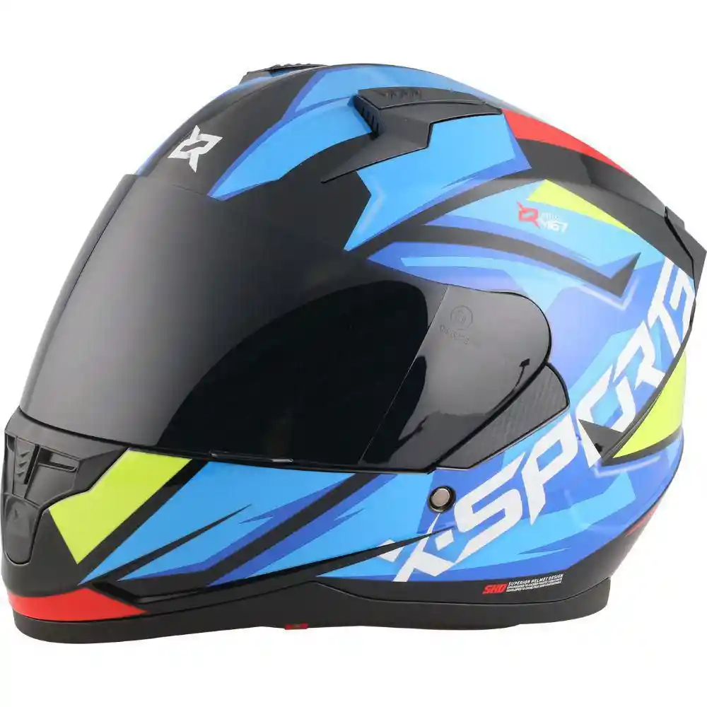 Casco Moto Courxe M - Azul
