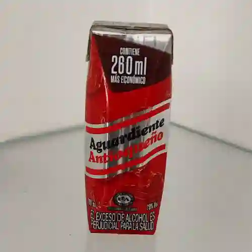 Aguardiente Antioqueño Tapa Roja 1/4