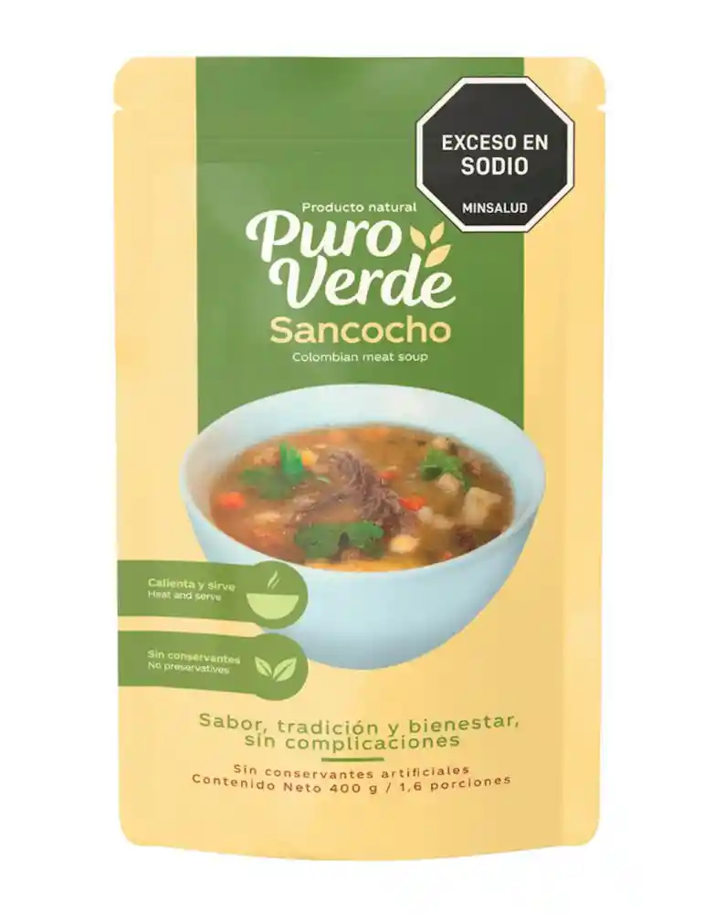 Sopa Sancocho Colombiano Puro Verde