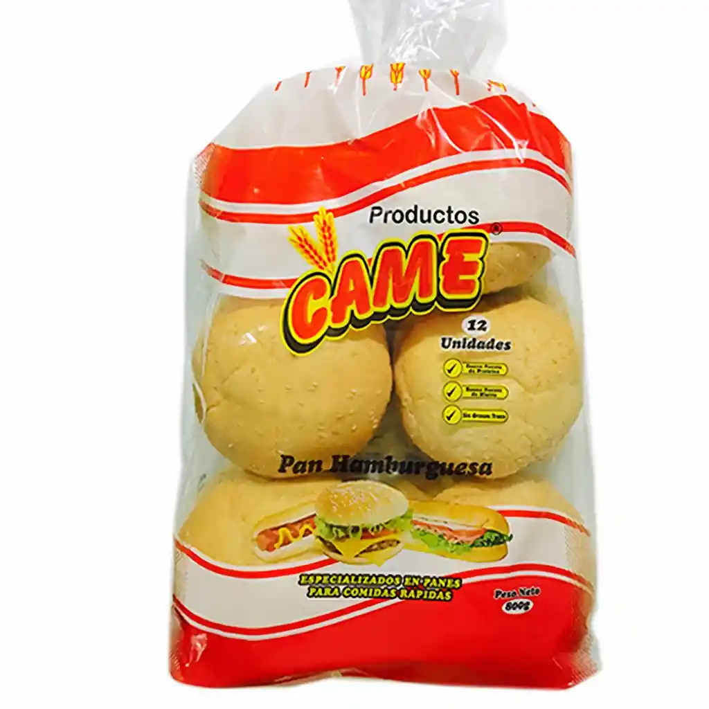 Pan Camehamburguesa