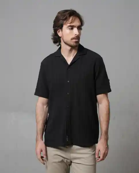 Camisa Hombre Negro Talla M 113G102_NEG194007 Rifle