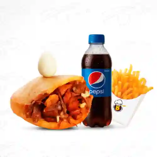 Combo Arepa Chicharrona