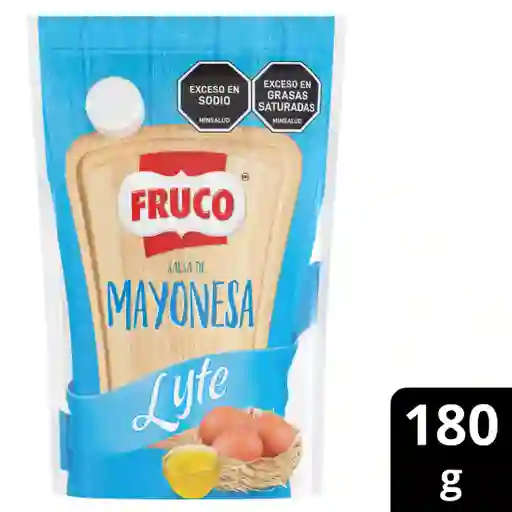 Salsa de Mayonesa Fruco Lyte doypack 180G