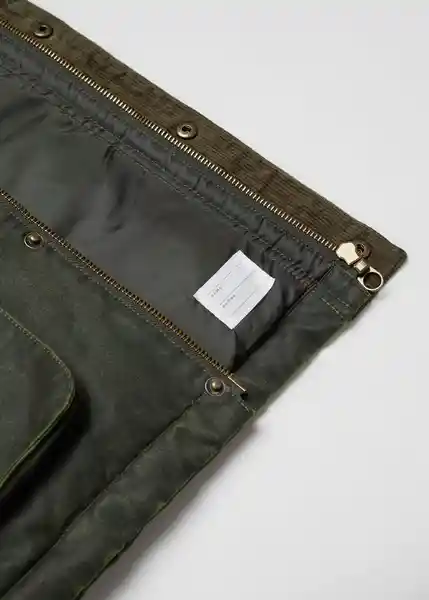 Abrigo Anorak Harry Khaki Talla 11 Niños Mango