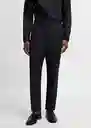 Pantalón Boston Negro Talla 46 Hombre Mango