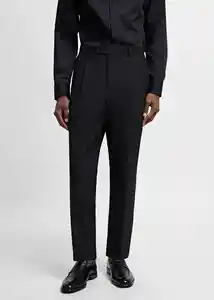 Pantalón Boston Negro Talla 46 Hombre Mango