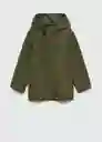 Chamarra Anorak Pacific Khaki Talla 12 Niños Mango