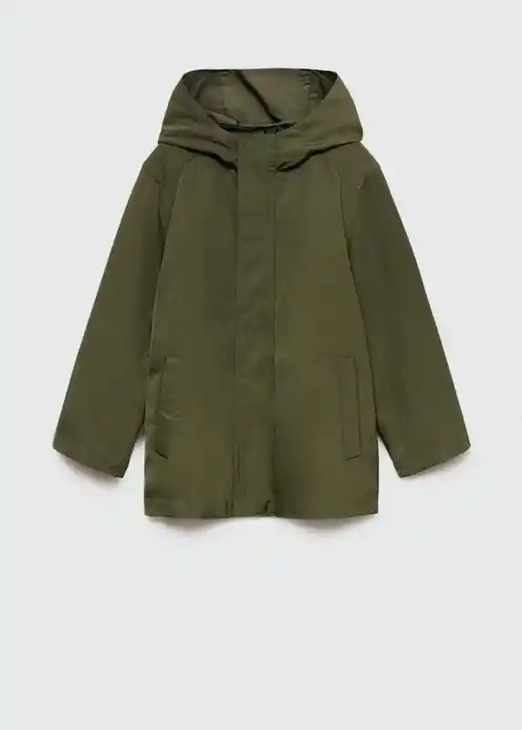 Chamarra Anorak Pacific Khaki Talla 12 Niños Mango