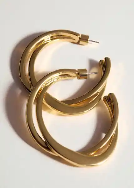 Pendientes Regina Oro Talla 99 Mujer Mango