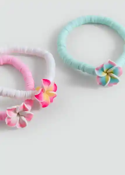 Pack Pulsera Hawaib Rosa Talla 99 Niñas Mango