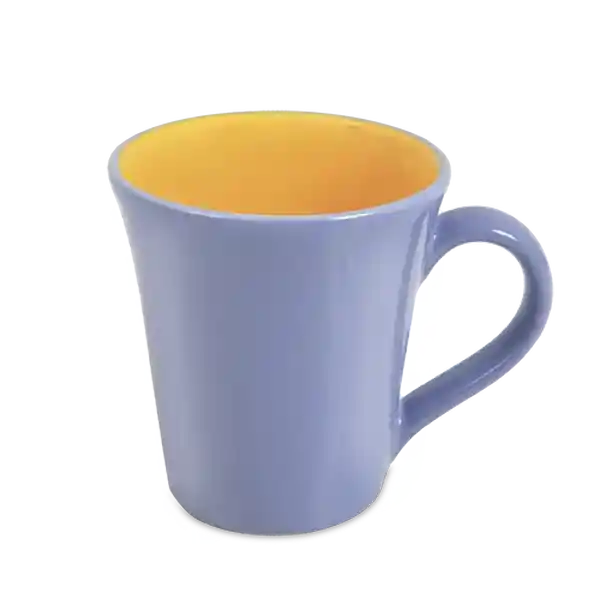 Oxford Mug Horténcia Bicolor Amarillo/Azul