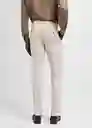 Pantalón Amalfi Beige Talla 36 Hombre Mango