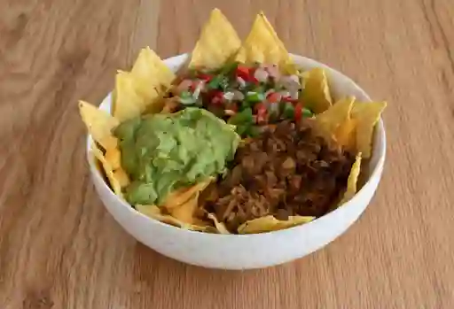 Nachos con Carne de Desmechada