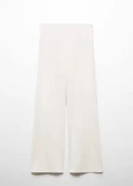 Pantalón Atis2 Blanco Talla L Mujer Mango