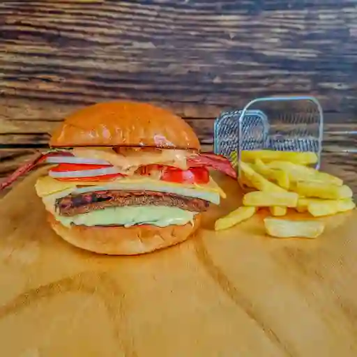 Combo hamburguesa de res especial