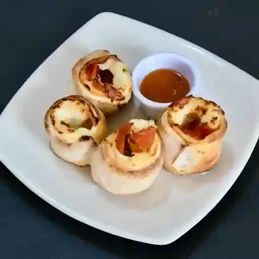 Rolls de jamón