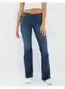 Jean Flare Azul Talla 8 Regular Mujer American Eagle