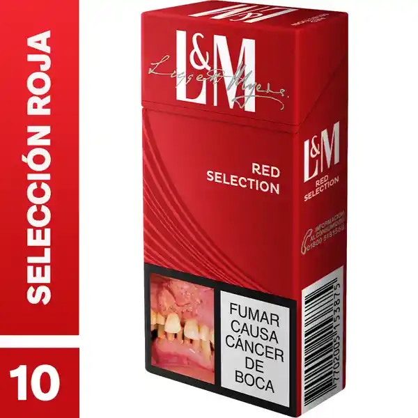 L&M Selección Roja x 10 Cigarrillos