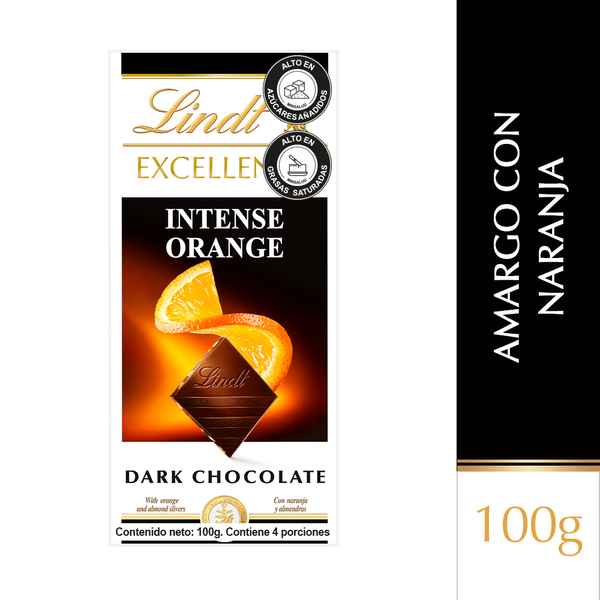Chocolate Orange Lindt Excellence 100 Grm 100 g