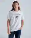  Camiseta Hombre Blanco Talla L 841E002 AMERICANINO 