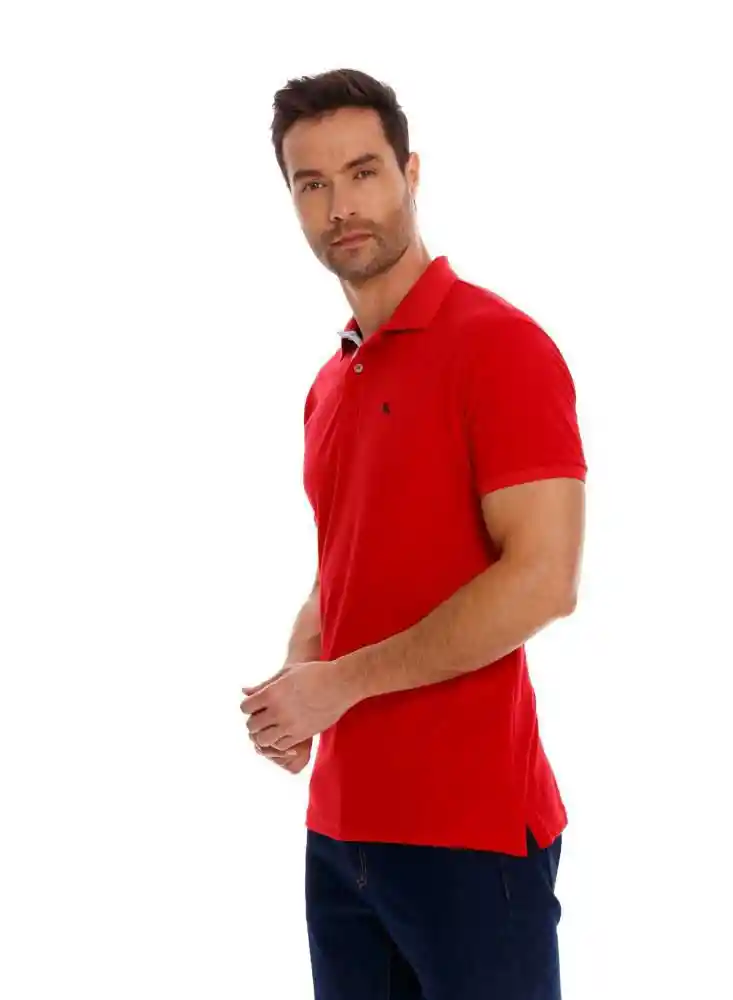 Camiseta Polo Para Hombre S - Rojo