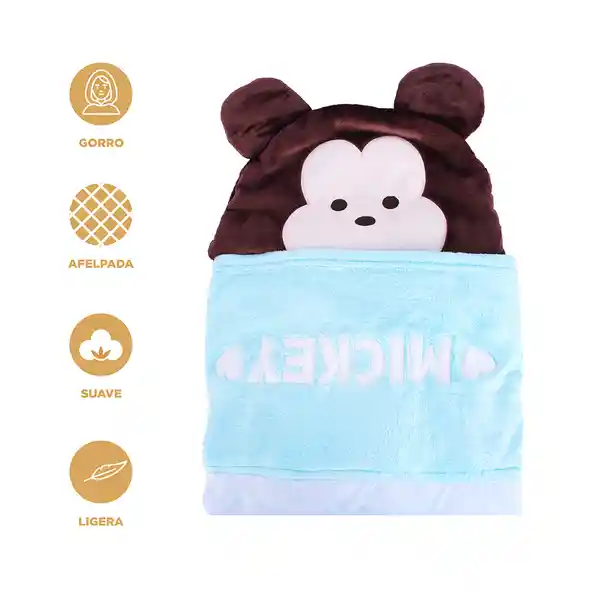 Manta Con Capucha Mickey Mouse Tsum Tsum Candy Store Miniso