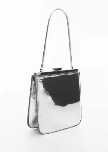 Bolso P Cecilia Plata Talla 99 Mujer Mango