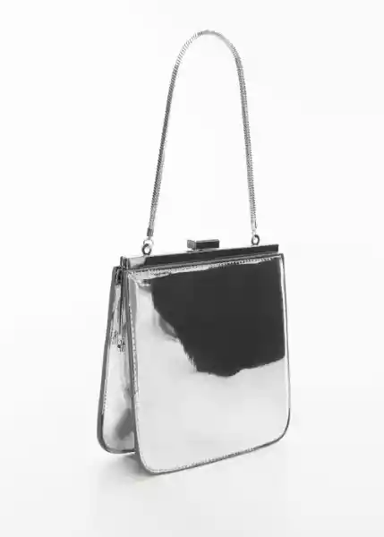 Bolso P Cecilia Plata Talla 99 Mujer Mango