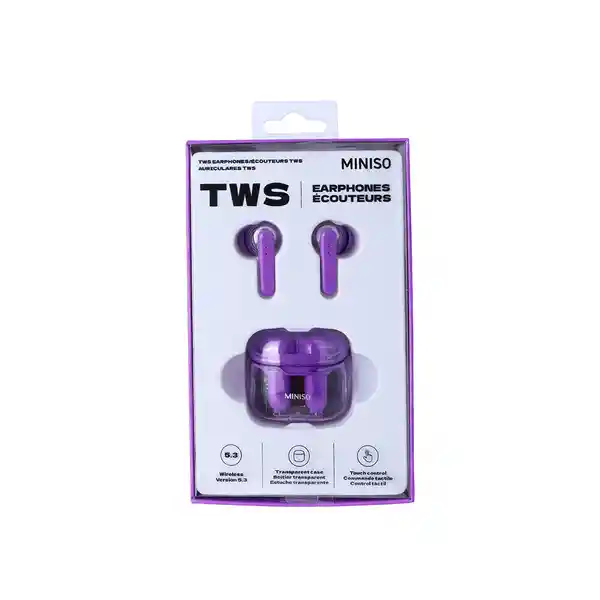 Audífonos Serie Morado Modelo S200 Miniso
