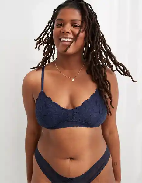 Bralette Aerie Azul Talla X-Large American Eagle 3346410