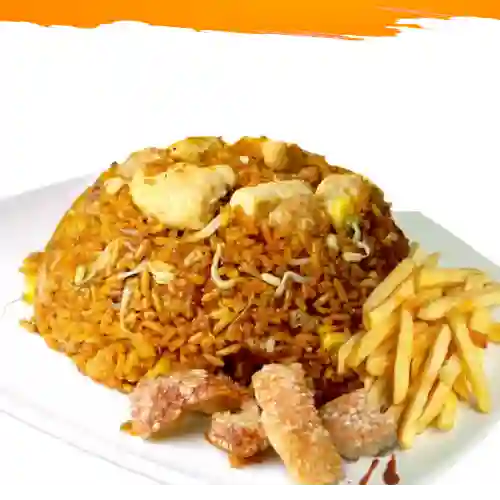 Combo Mini Arroz el Paisa y Papas