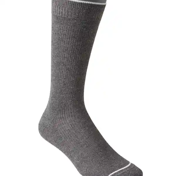 Punto Blanco Calcetines Largos Hombres Casual Gris Talla 10-12