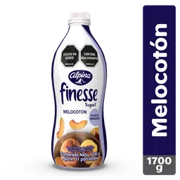 Finesse Yogurt con Probióticos sabor Melocotón sin Azúcar