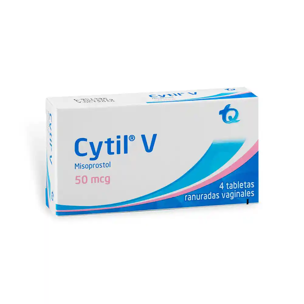 Cytil V 50 Mcg 4 Tabletas