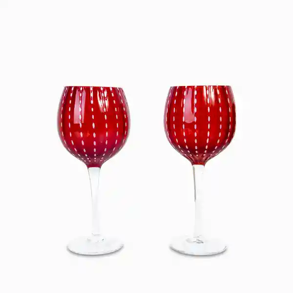 Copa Perlé Roja 530 mL Ambiente Gourmet